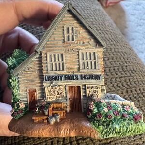 Liberty Falls Fishery AH268 2002 Americana Collection Miniature Village Building